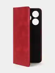 Красный чехол-книжка GQ для Tecno Spark 10 Pro из высококачественной искусственной кожи