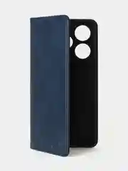 Синий чехол-книжка GQ для Tecno Spark 10 Pro из высококачественной искусственной кожи