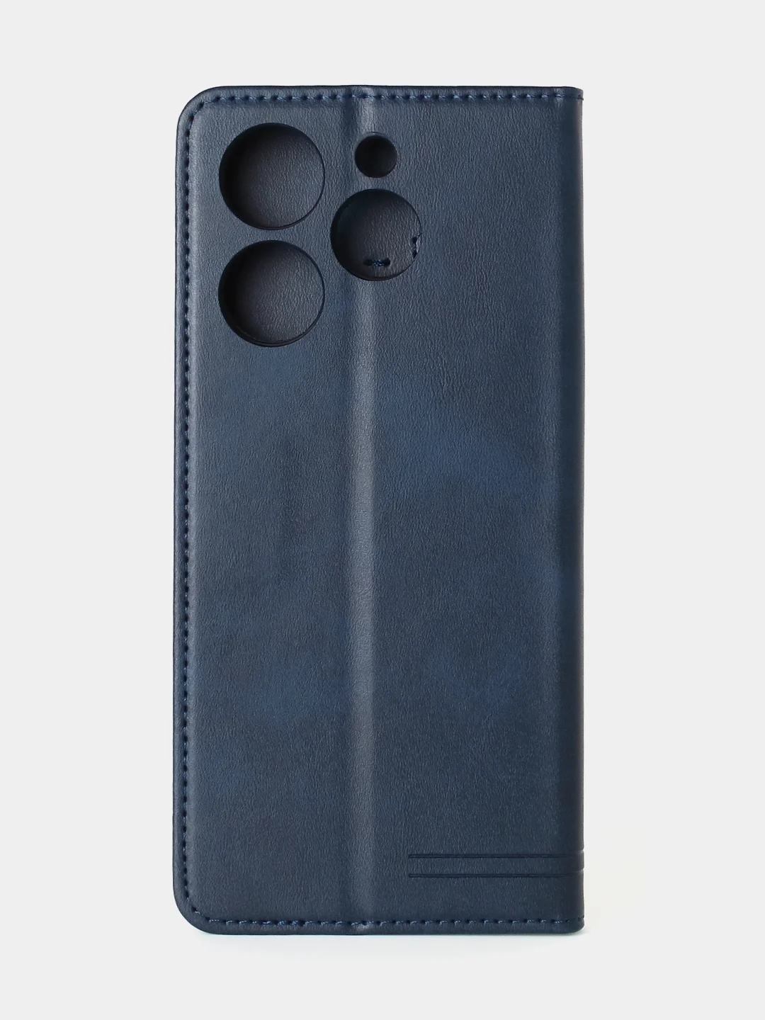 Синий чехол-книжка GQ для Tecno Spark 10 Pro из высококачественной искусственной кожи