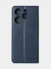 Синий чехол-книжка GQ для Tecno Spark 10 Pro из высококачественной искусственной кожи