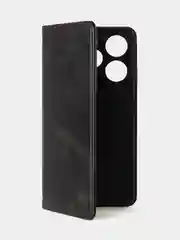 Черный чехол-книжка GQ для Tecno Spark 10 Pro из высококачественной искусственной кожи