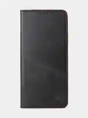 Черный чехол-книжка GQ для Tecno Spark 10 Pro из высококачественной искусственной кожи