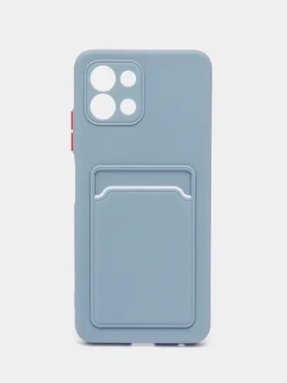 Силиконовый чехол для Infinix Hot 11 2022 (Хот 11 2022), картхолдер, матовый
