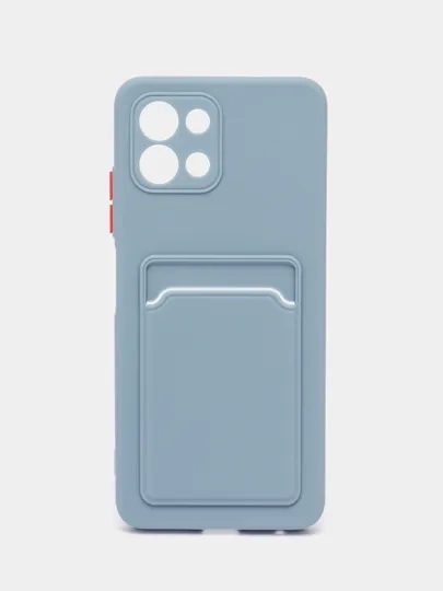 Силиконовый чехол для Infinix Hot 11 2022 (Хот 11 2022), картхолдер, матовый