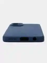 Темно-синий чехол Tecno Camon 19 Neo, силиконовый, матовый