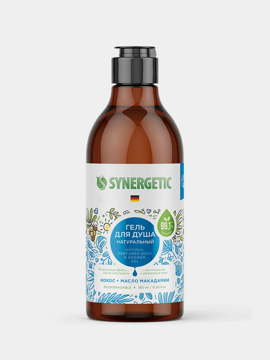 Подарочный набор SYNERGETIC Кокос и масло макадамии для деликатного ухода за волосами