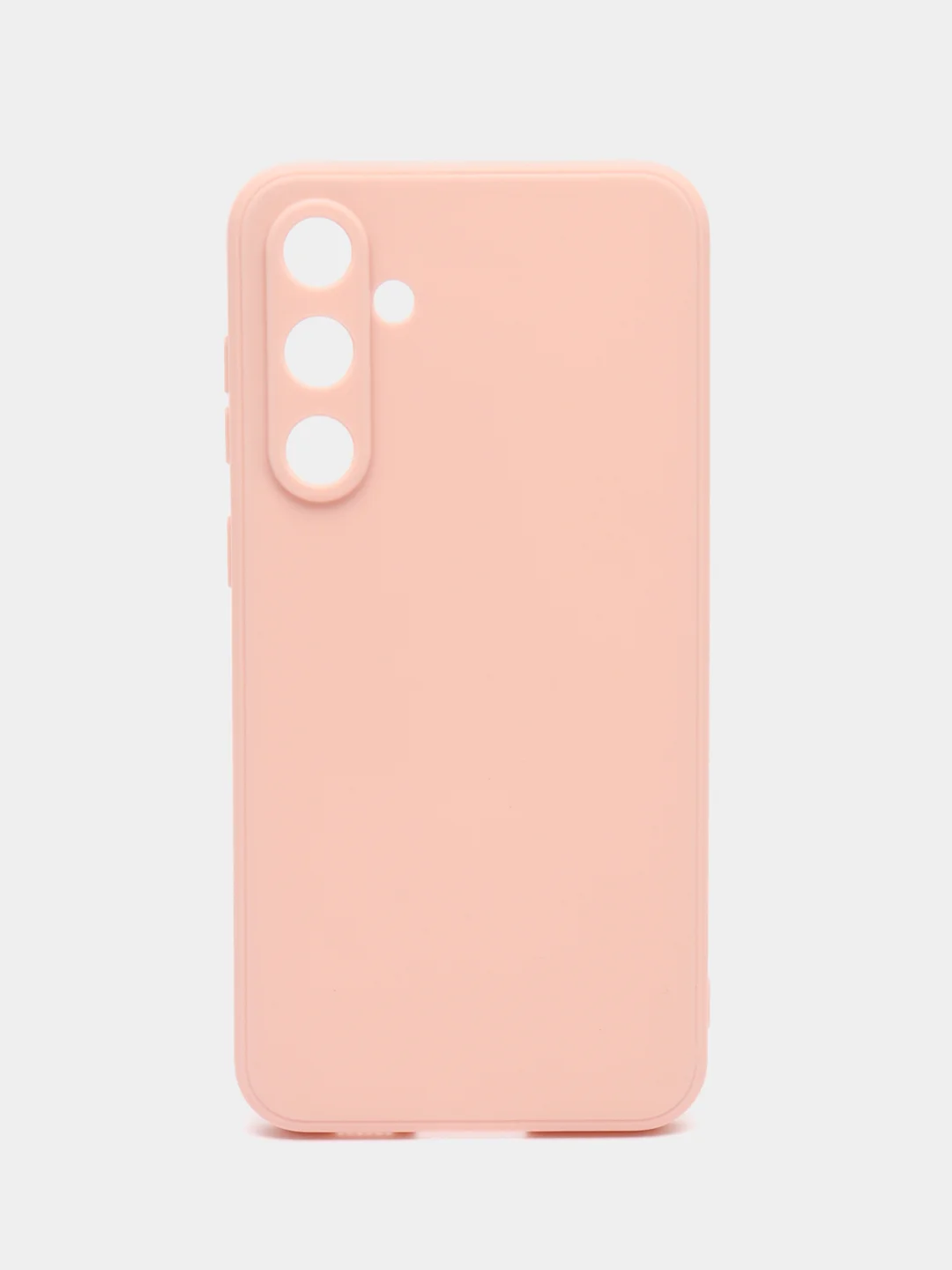 Пудровый силиконовый чехол для Samsung Galaxy S23 FE (Самсунг галакси с 23 фе), прозрачный