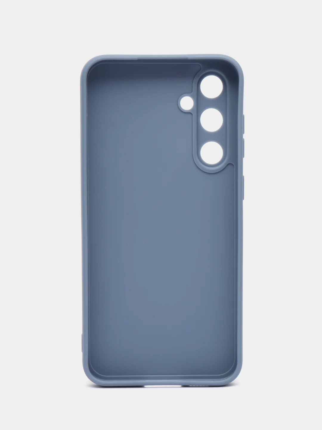 Синий меланж силиконовый чехол для Samsung Galaxy S23 FE (Самсунг галакси с 23 фе), прозрачный