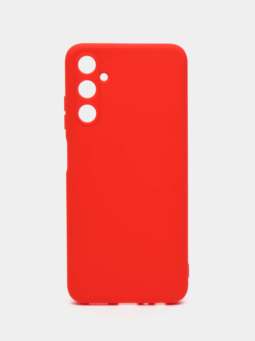 Красный чехол для Samsung Galaxy A05S (Самсунг Гэлекси А05С), силиконовый, матовый