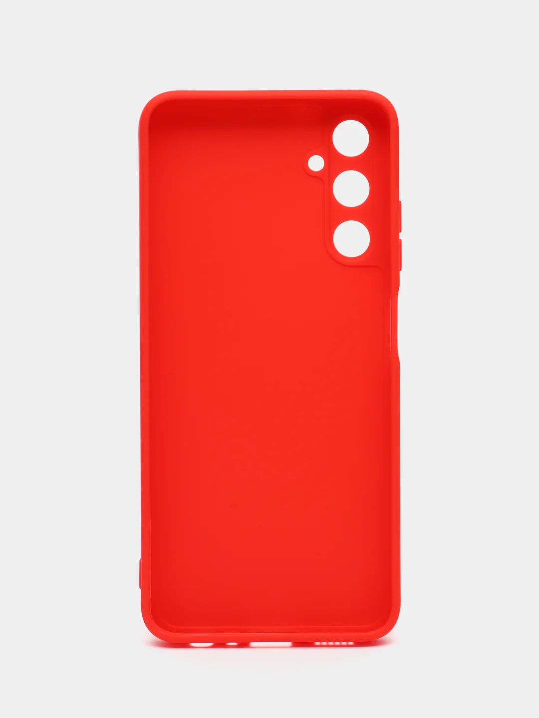 Красный чехол для Samsung Galaxy A05S (Самсунг Гэлекси А05С), силиконовый, матовый