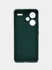 Тёмно-зелёный чехол для Redmi Note 13 Pro Plus 5G (Рэдми Нот 13 Про плюс 5Ж), силиконовый