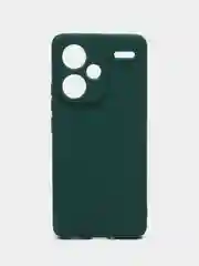 Тёмно-зелёный чехол для Redmi Note 13 Pro Plus 5G (Рэдми Нот 13 Про плюс 5Ж), силиконовый