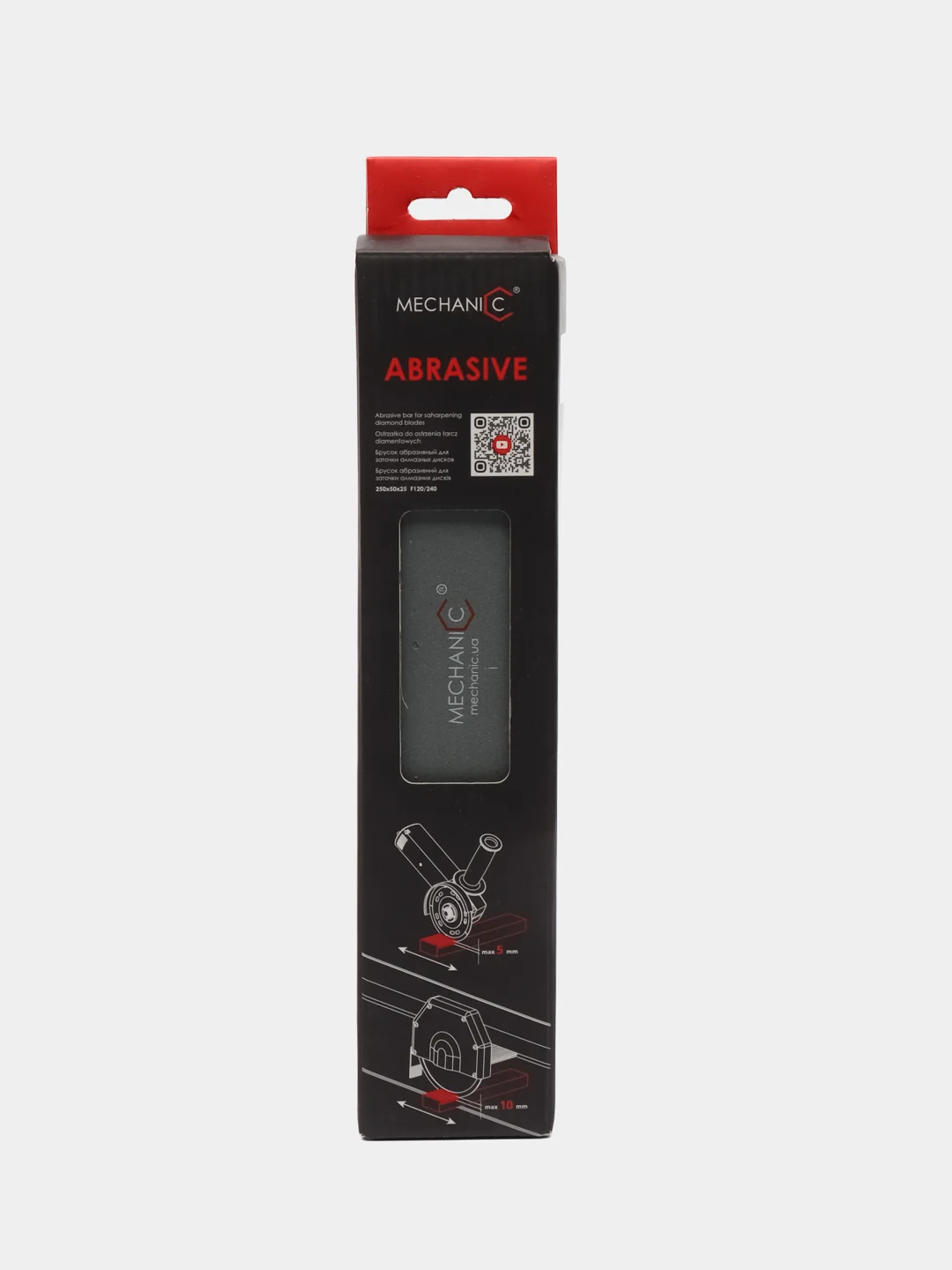 Брусок абразивный, для заточки алмазного инструмента Mechanic Abrasive