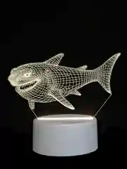 Индиго светильник-ночник 3D светодиодный LED, подарок