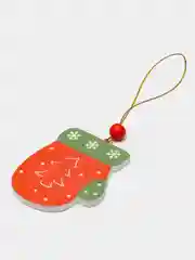 Бордовый новогодняя ёлочная игрушка из дерева / подвеска - украшение на ёлку / Новый год