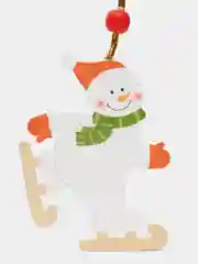 Лавандовый новогодняя ёлочная игрушка из дерева / подвеска - украшение на ёлку / Новый год