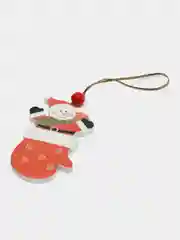 Розовый новогодняя ёлочная игрушка из дерева / подвеска - украшение на ёлку / Новый год