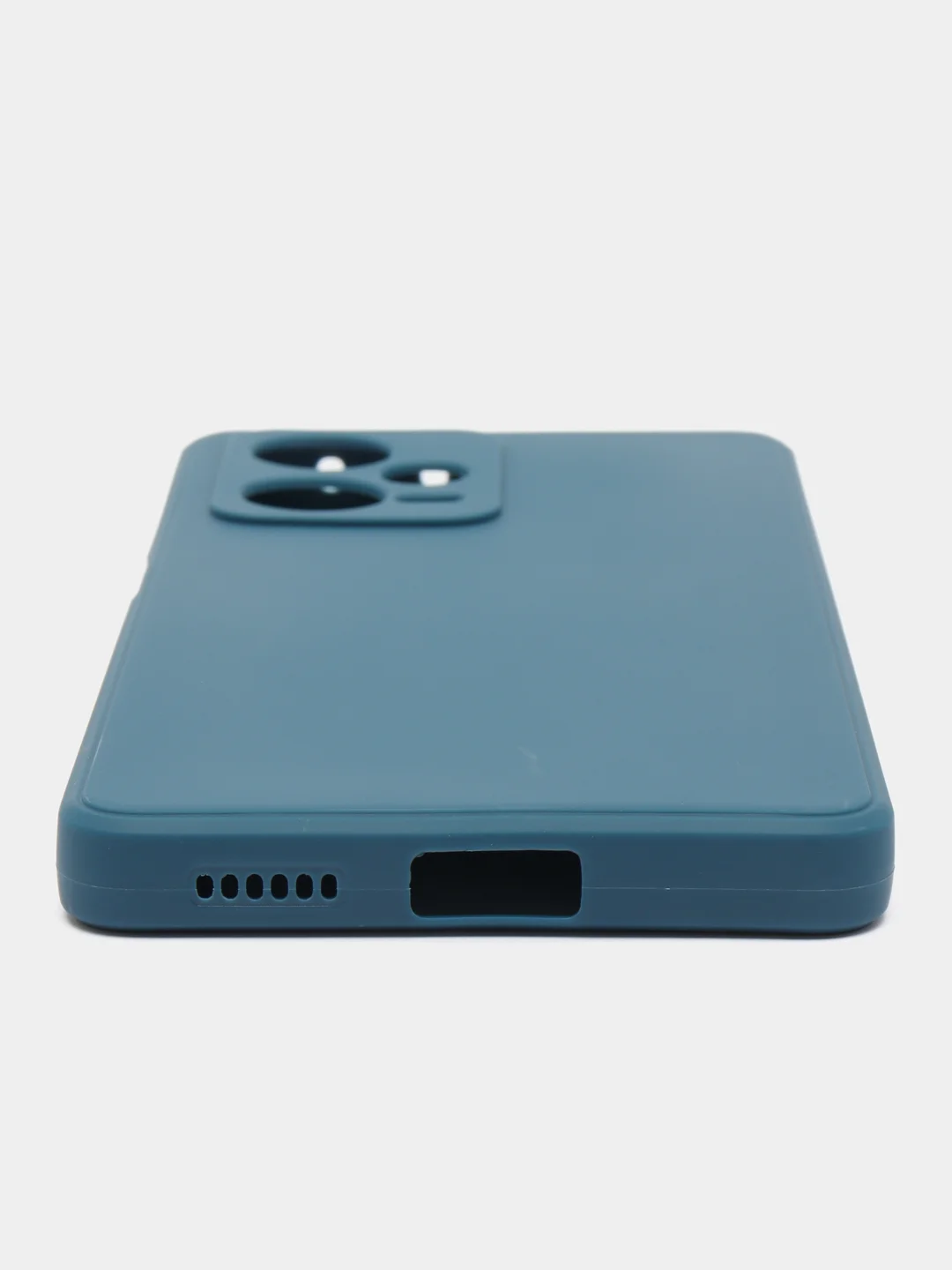 Синий чехол для Xiaomi Redmi Note 12 Pro + Plus 5G, силиконовый