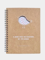 Тетрадь общая Be Smart "Bird", 156х207 мм, 96 листов, клетка,спираль