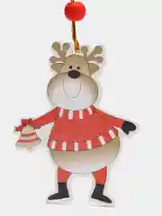 Фуксия новогодняя ёлочная игрушка из дерева / подвеска - украшение на ёлку / Новый год