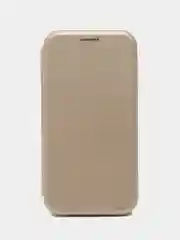 Золотой чехол-книга Xiaomi Redmi 5A, с визитницей и подставкой