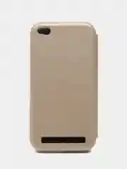Золотой чехол-книга Xiaomi Redmi 5A, с визитницей и подставкой