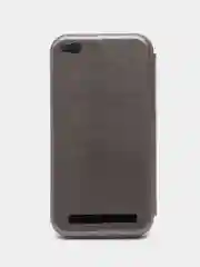 Угольный чехол-книга Xiaomi Redmi 5A, с визитницей и подставкой