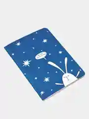 Тетрадь общая Be Smart "Bunny", 150х210 мм, 48 листов, клетка,скрепка., синий