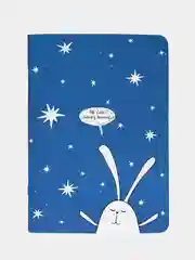 Тетрадь общая Be Smart "Bunny", 150х210 мм, 48 листов, клетка,скрепка., синий