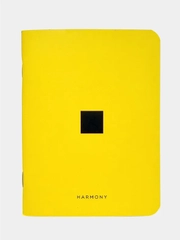 Блокнот, Be Smart, 105х140 мм, 32 л., клетка,скрепка. Коллекция "Minimalism", желтый