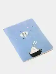Блокнот, Be Smart, 105х140 мм, 32 л., клетка,скрепка. Коллекция "Bunny", синий