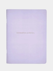 Тетрадь общая, Be Smart "Aesthetics", 165x220 мм, 48 листов, клетка,скрепка, розовый