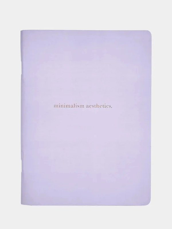 Тетрадь общая, Be Smart "Aesthetics", 165x220 мм, 48 листов, клетка,скрепка, розовый