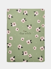 Тетрадь общая, Be Smart, 194х266 мм, 40 л., клетка,скрепка. Коллекция "Pretty", зеленый