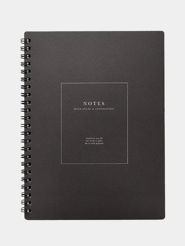 Тетрадь общая Be Smart "Notes", 156х207 мм, 80 листов, клетка, спираль