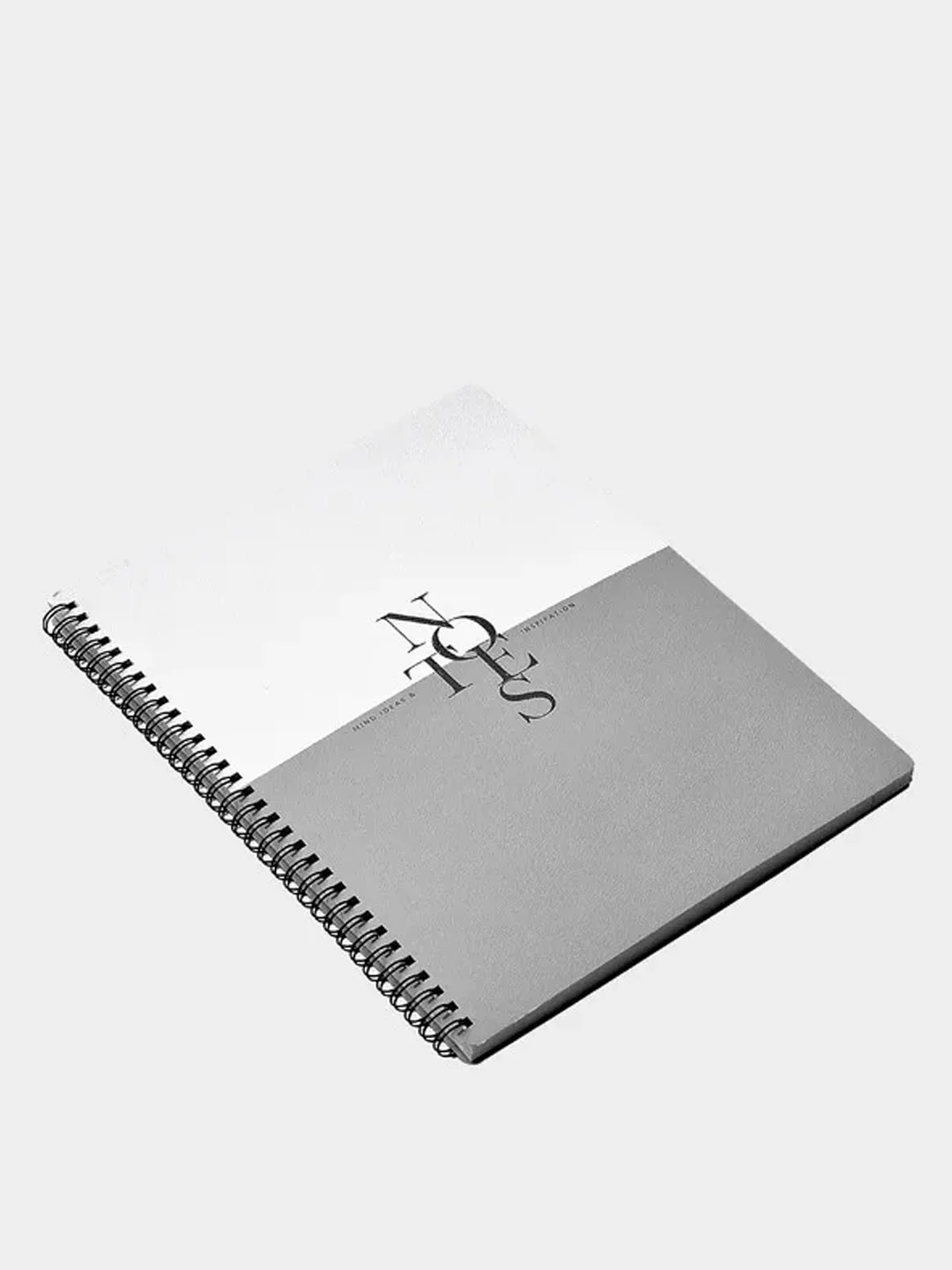 Тетрадь общая, Be Smart, 202х282 мм, 96 л., клетка,спираль. Коллекция "Notes", серый