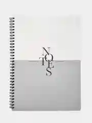 Тетрадь общая, Be Smart, 202х282 мм, 96 л., клетка,спираль. Коллекция "Notes", серый