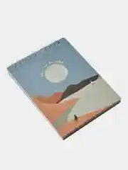 Блокнот, Be Smart, 102х142 мм, 100 л., клетка,спираль. Коллекция "Mountains", луна