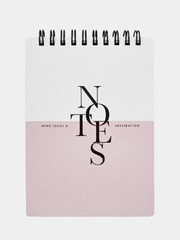 Блокнот, Be Smart, 102х142 мм, 100 л., клетка,спираль. Коллекция "Notes", розовый