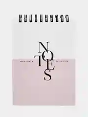 Блокнот, Be Smart, 102х142 мм, 100 л., клетка,спираль. Коллекция "Notes", розовый