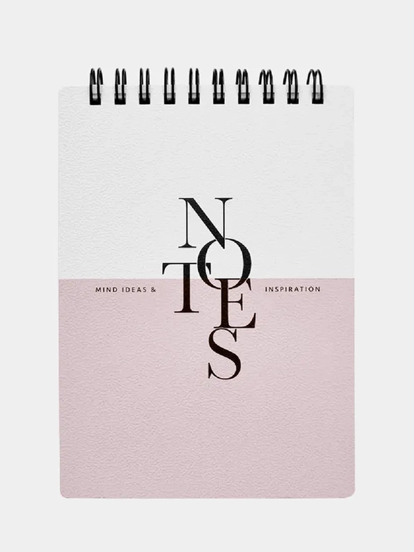 Блокнот, Be Smart, 102х142 мм, 100 л., клетка,спираль. Коллекция "Notes", розовый