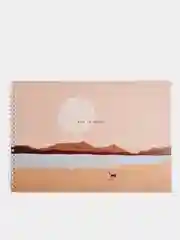 Альбом, Be Smart, 299х210 мм, 40 л., спираль, бумага 120 г/м2."Mountains", закат