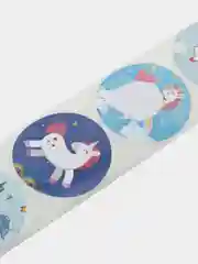 Голубой наклейки-стикеры круглые для упаковки, подарков, украшения, оценок, игр с детьми, 500 штук