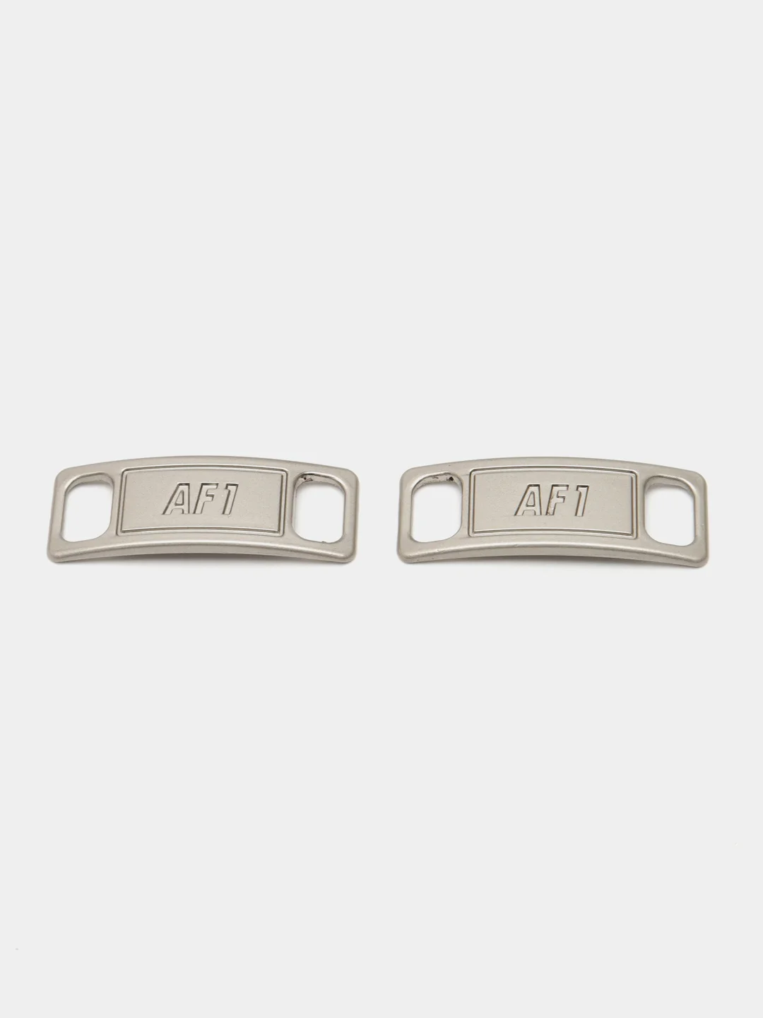Серебряный пряжка для шнурков NIKE Air Forse, комплект значков, на шнурки, AF1