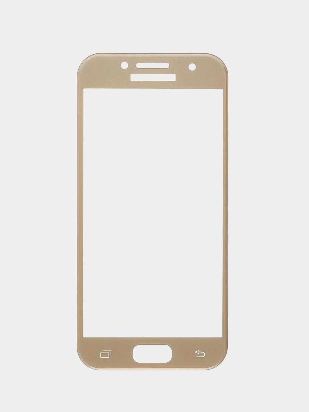 Золотой защитное стекло Samsung Galaxy A3 2017 (A320), Самсунг Галакси А3 2017 (А320)