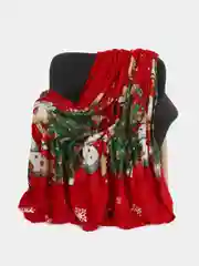 Алый плед покрывало Бамбук, плед флисоваый,плед, покрывало, одеяло, накидка ВЕЛСОФТ