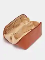 Коричневый косметичка дорожная