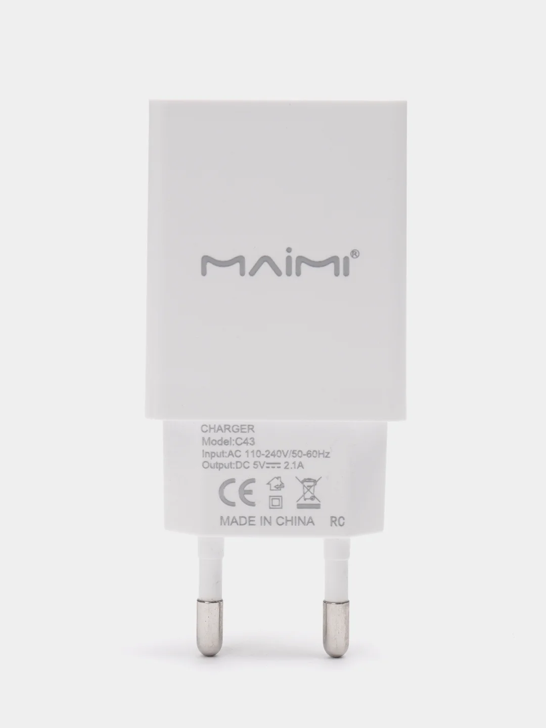 Зарядное устройство для телефона, 2.1 ампера, для Type-c, iPhone, micro, зарядник тайп-си