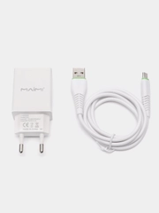 Зарядное устройство для телефона, 2.1 ампера, для Type-c, iPhone, micro, зарядник тайп-си