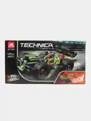 Лайм конструктор инерционный автомобиль, бигфут, 135 PCS, танк-трансформер, 196 PCS